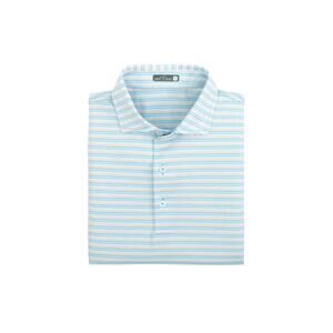 NEW GENTEAL men's ponderosa performance polo in sundew
